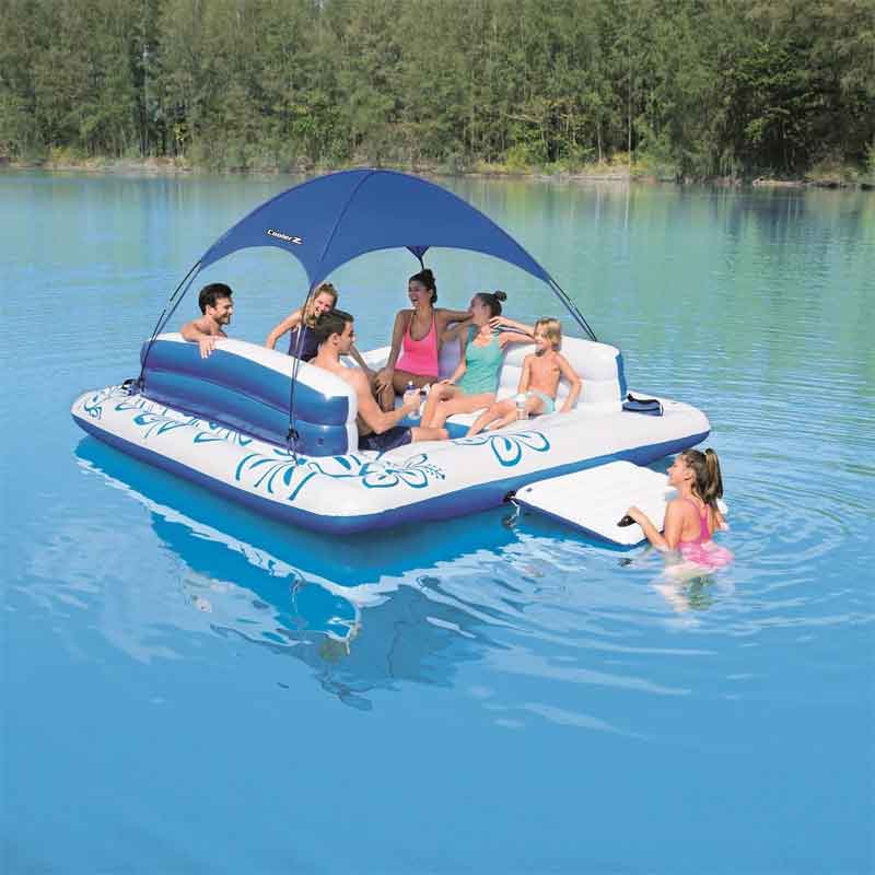 Inflatable Floating Island Adult Water Toy